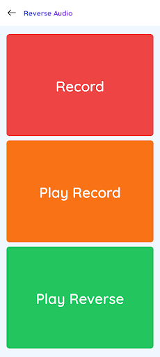 Reverse Play: Singing & Play screenshot 3