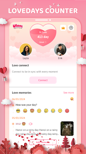 uLove: Keep couple love story screenshot 1