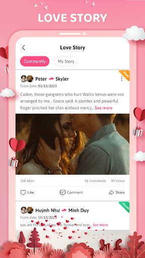 uLove: Keep couple love story screenshot 3