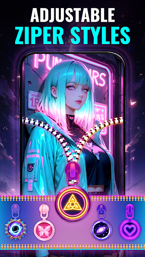 Zipper Lock Screen: Zip Style screenshot 4